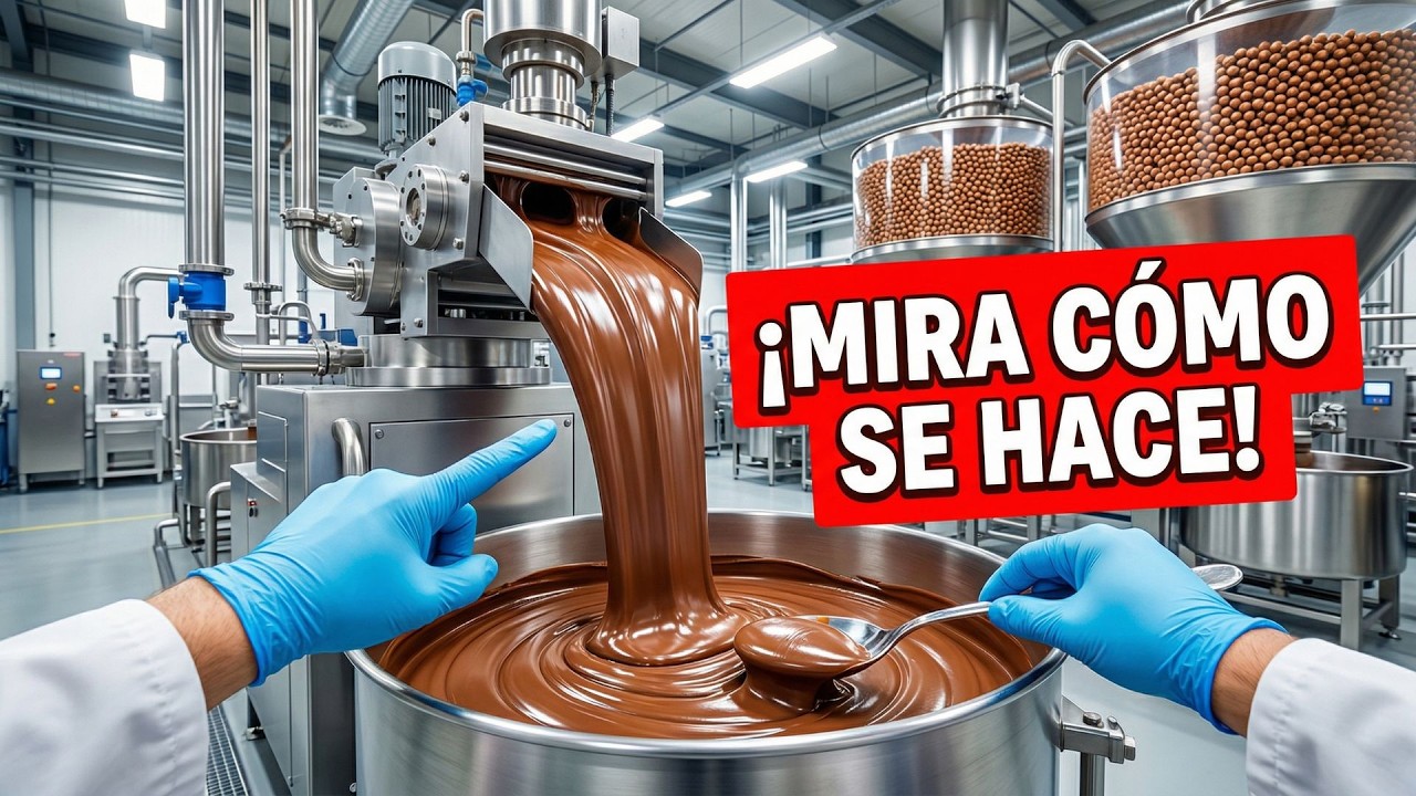 Cómo se hace la Nutella en Mega Fábricas | El chocolate más vendido del mundo!