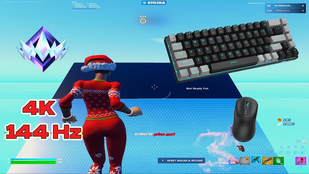 MageGee MK-Box ASMR 😴 Box PvP 🏆 Satisfying Keyboard Fortnite 144fps 4K (Best 20$ Keyboard)