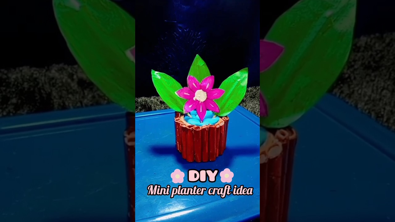 Mini planter craft idea#short#mini#planter#craft#videos#trending#viral#Teena Banpuriya