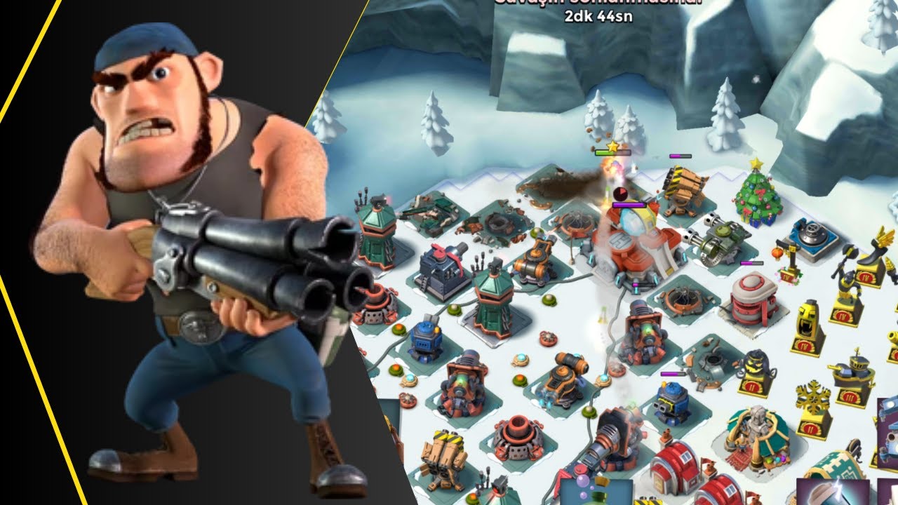 Er Bullit Haritanın Efendisi lord of the map Boom Beach Türkçe