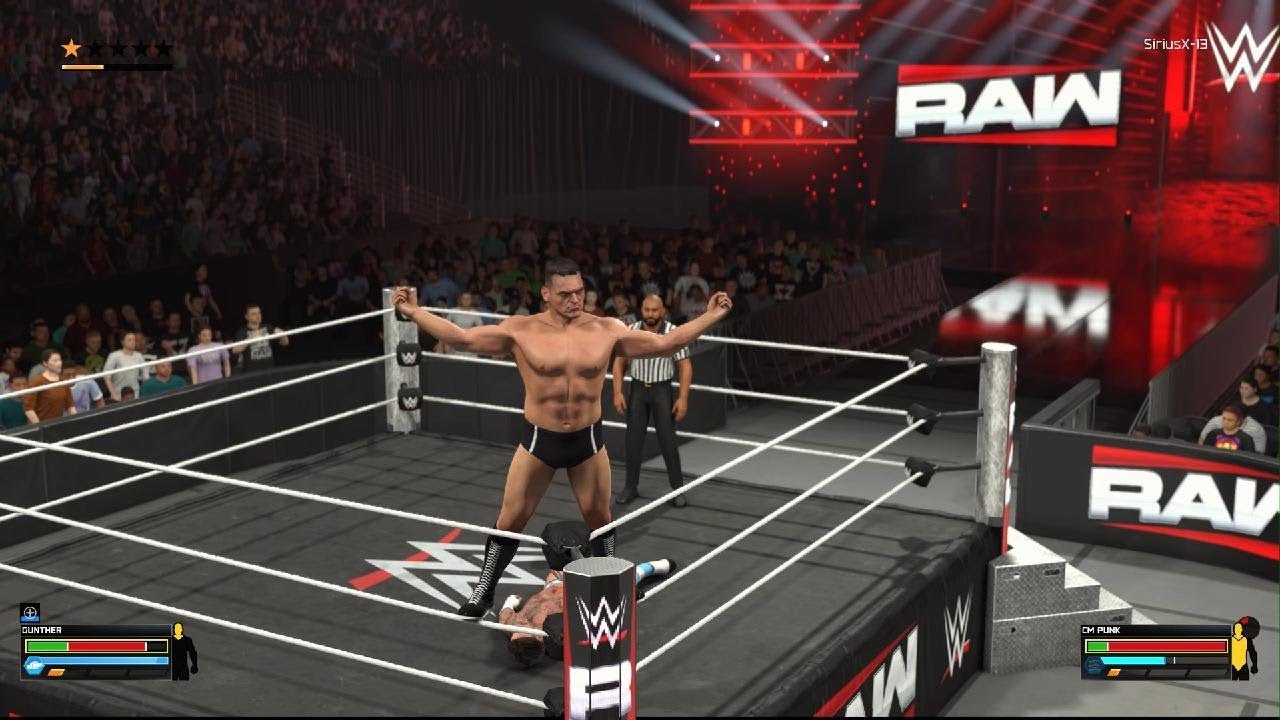 gunther vs cm punk - WWE 2K26
