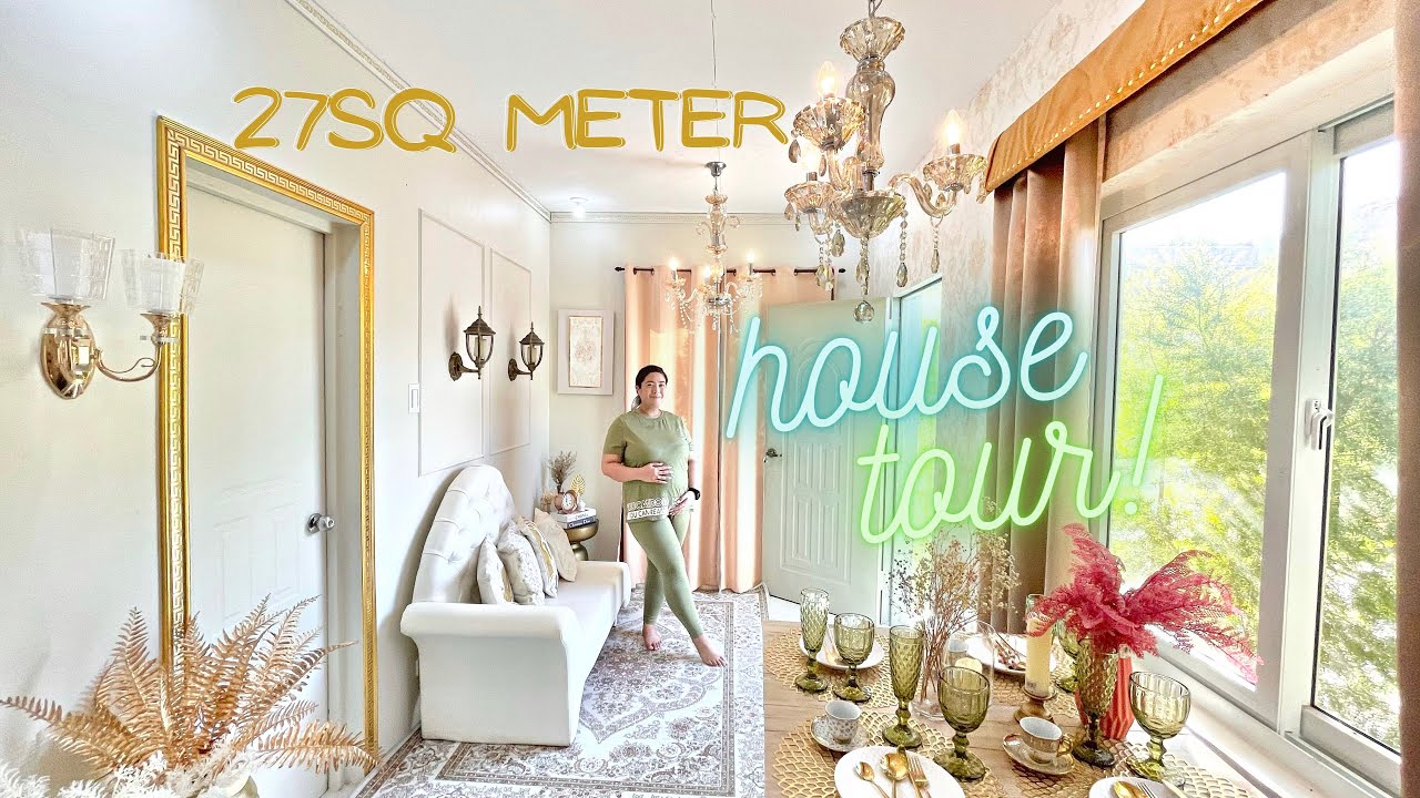 27SQ METER TINY HOUSE TOUR | Full house Diy Makeover