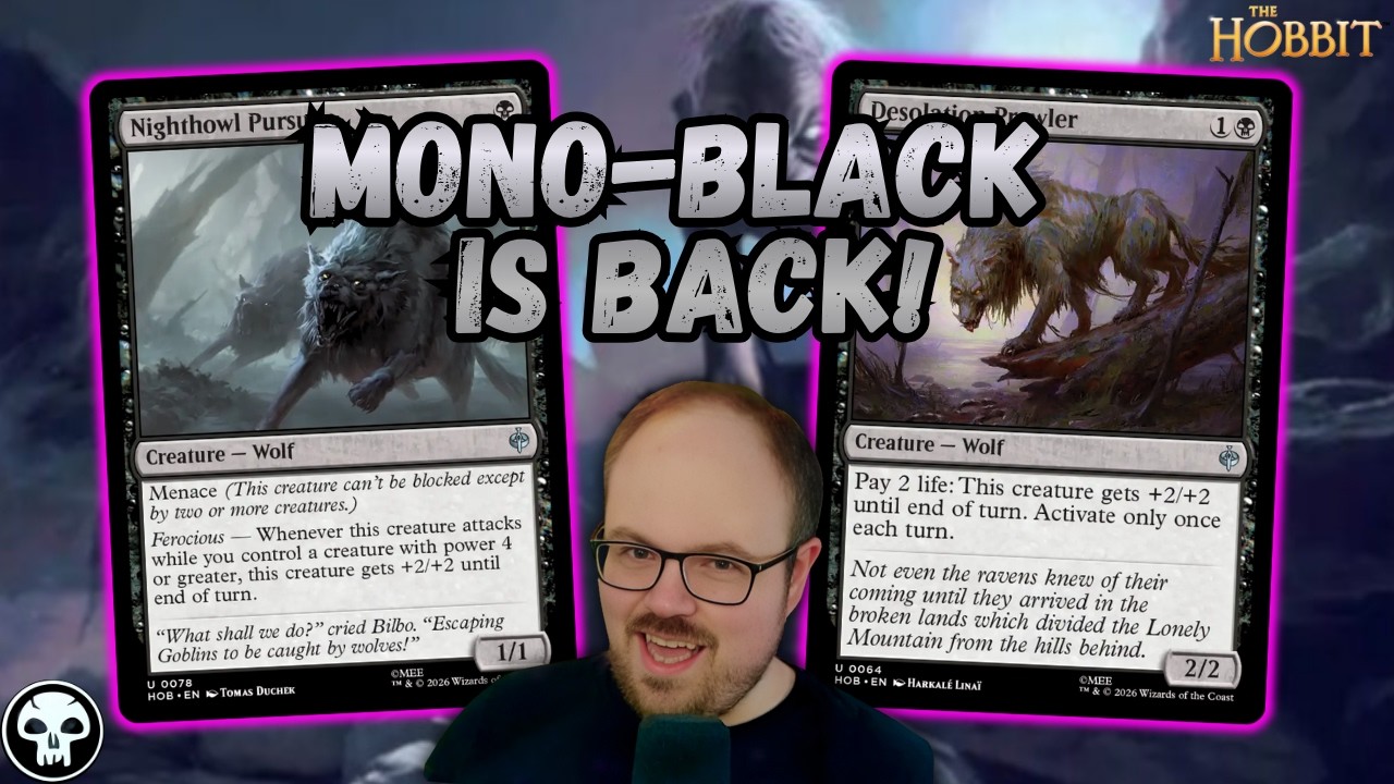 Моно-чёрное агро вернулось | Hobbit MTG Arena Standard