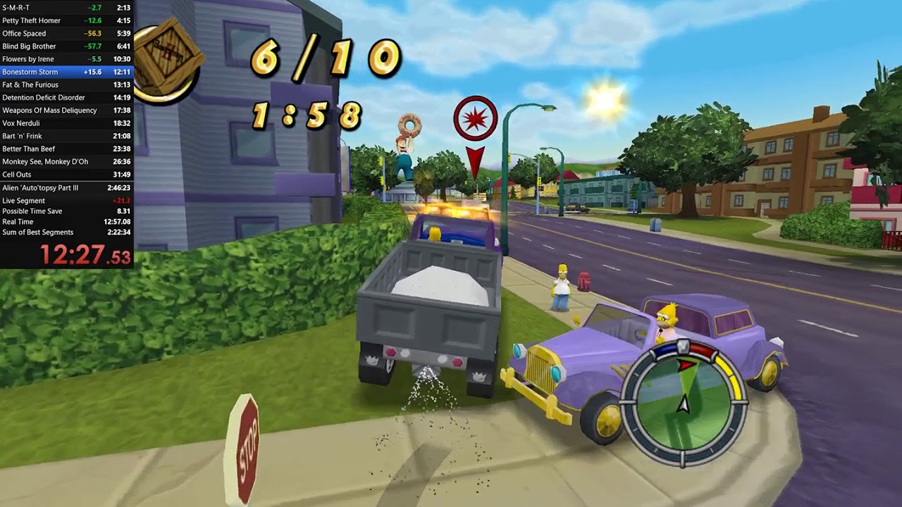 Simpsons Hit & Run Randomizer ASM 2:28:08