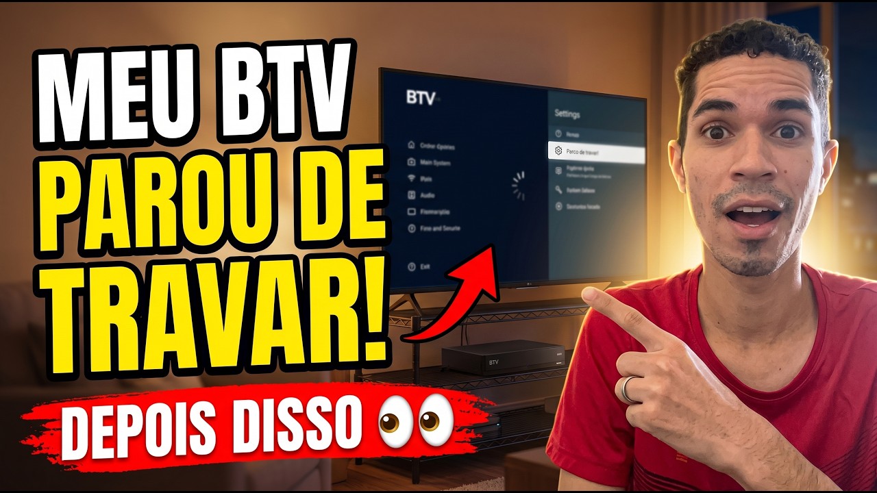 BTV TRAVANDO MUITO O QUE FAZER? BTV TRAVANDO NO WIFI? BTV TRAVANDO COMO RESOLVER?