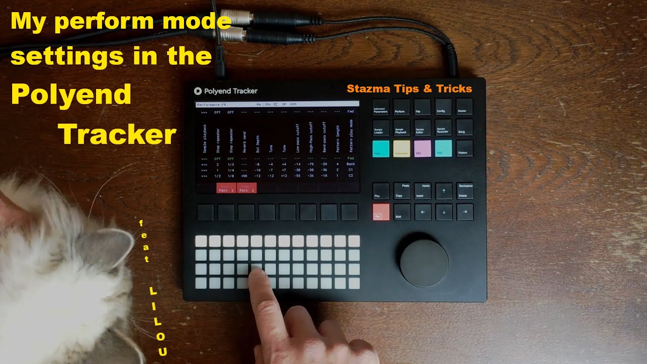 Perform Page Walkthrought: Stazma Polyend Tracker Tips & Tricks