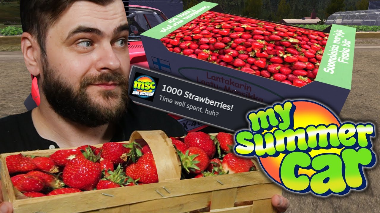 Zebrałem 1000 truskawek 🍓 w MSC. Po co? [Zdobywca osiągnięć] - My Summer Car #198