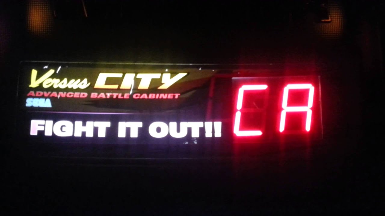 Sega Versus City Topper Display Demo