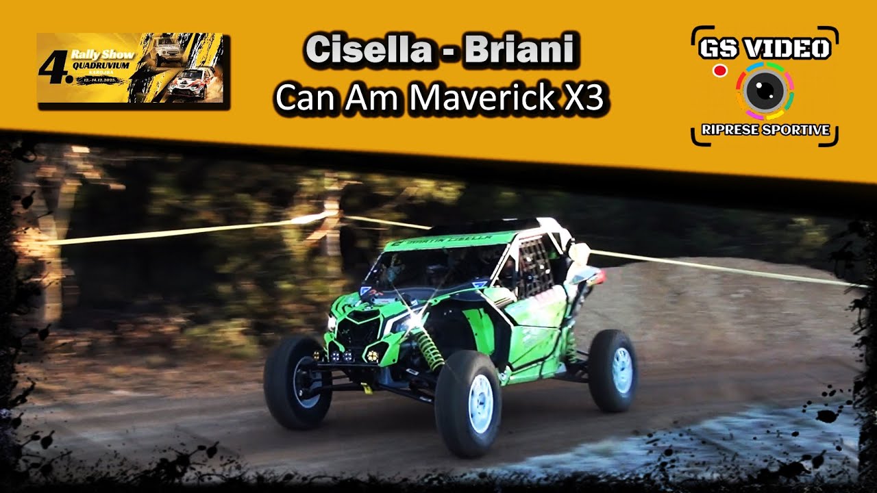 4. Rally Show Quadruvium 2025 | Martin Alessandro Cisella - Roberto Briani | Can Am Maverick X3