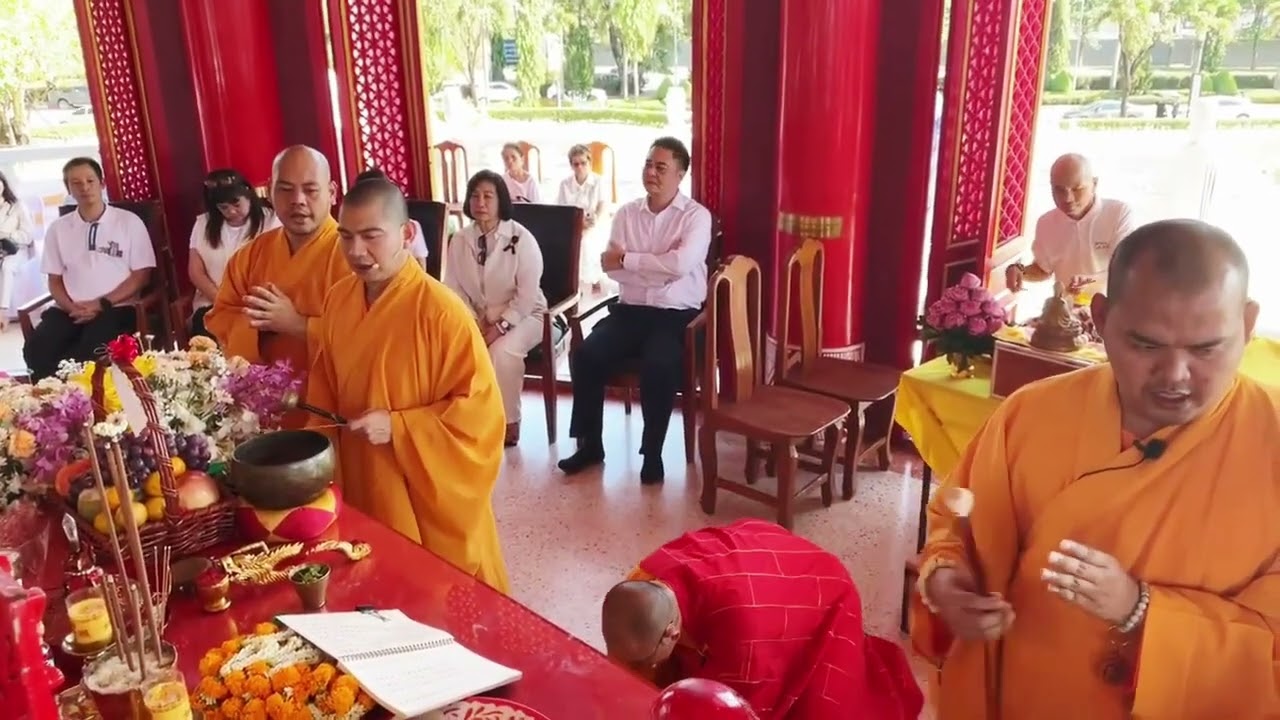 #บ่วงเต็ก #万德赞 #บทนมัสการพระรัตนตรัย ใช้ทำนอง #飯依天人 #กุยอีเทียนเลิน ใน​งาน #谢神