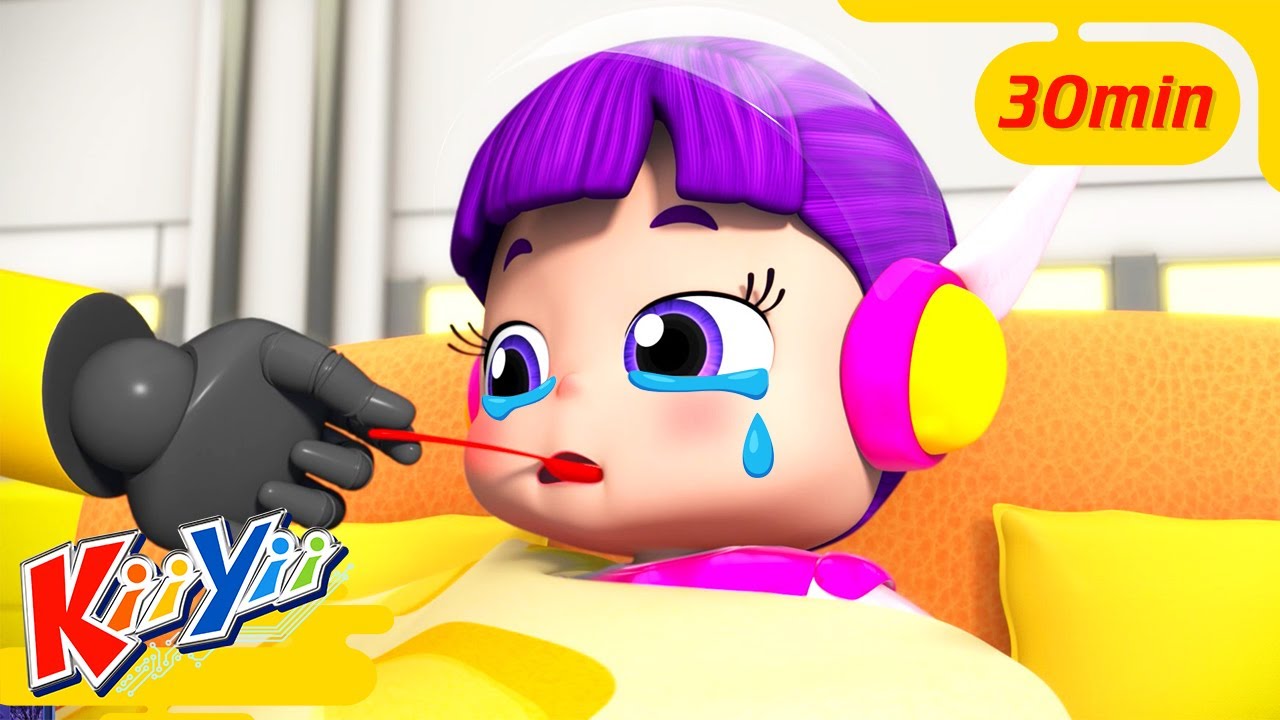 Sick Song | Kids Learning | ABCs and 123s | KiiYii | Nursery Rhymes & Kids Songs