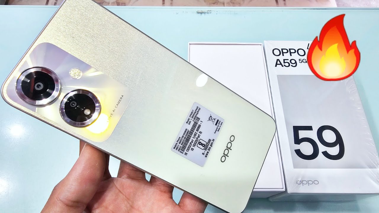 Oppo A59 5G Unboxing First Look !! 🔥  OMG Budget crazy Smartphone