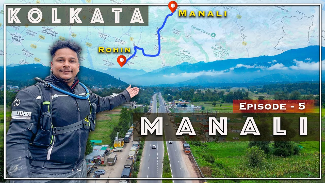 Ladakh Bike Trip 2025 | Reached Manali After 2000 KM Ride | Delhi to Manali | Kolkata to Ladakh EP5