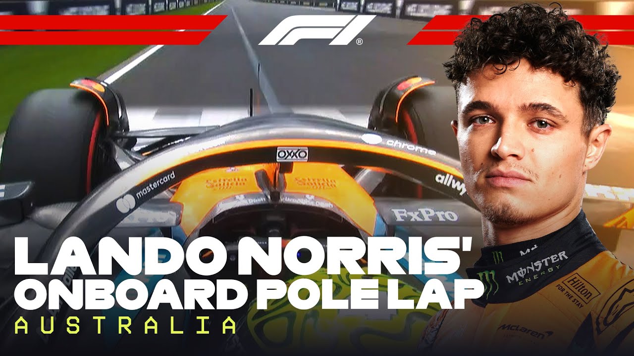 Lando Norris' Pole Lap | 2025 Australian Grand Prix | Pirelli