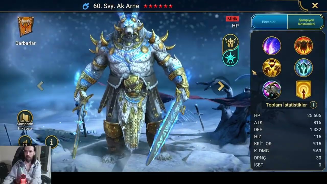 AK ARNE BOZUK GİBİİİİİ ! JOEN VE AK ARNE ŞAMPİYON İNCELEMESİ @RaidShadowLegends