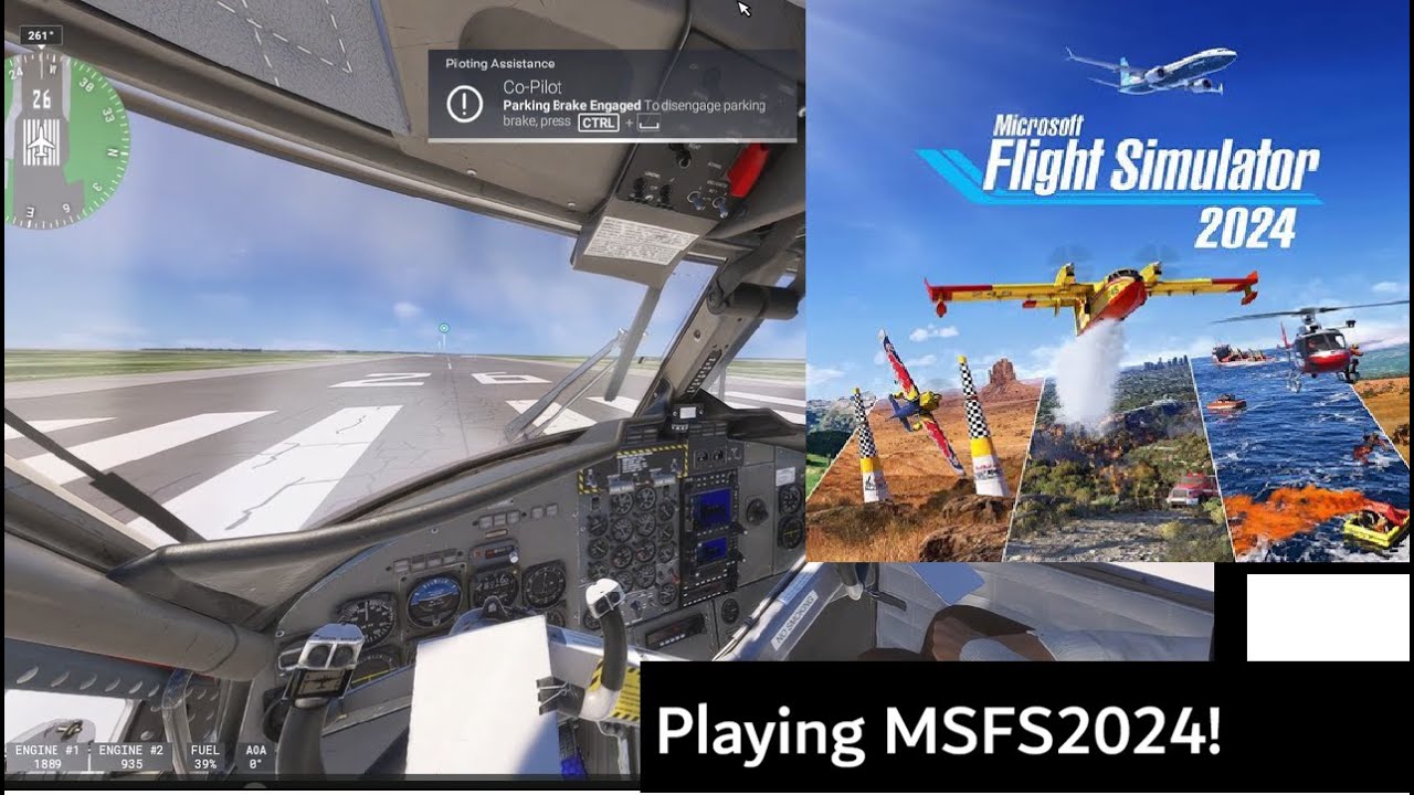 Playing MSFS! (I CRASHED) | Microsoft Flight Simulator 2024