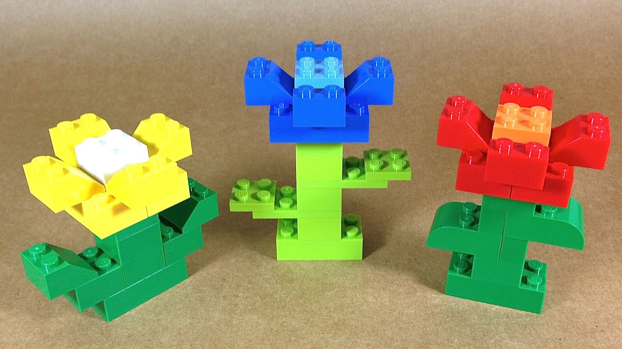 How To Build Lego FLOWERS - 4630 LEGO® Build & Play Box Building Instructions