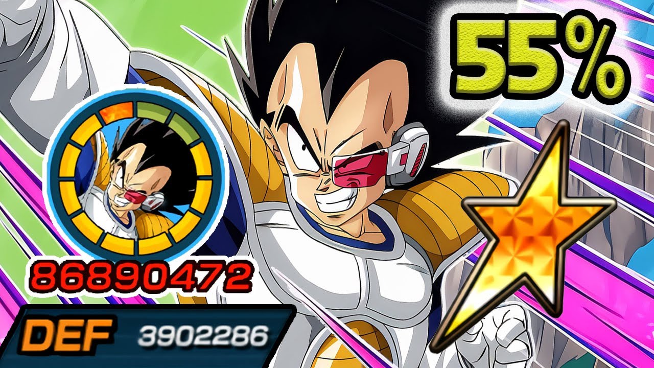 NO DUPES! 55% DOKKANFEST AGL SCOUTER VEGETA SHOWCASE! Dragon Ball Z Dokkan Battle