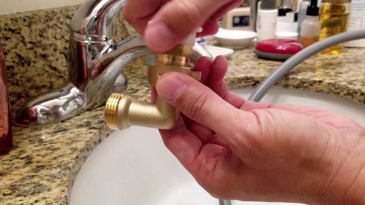 Portable Washer supply and drain hookup