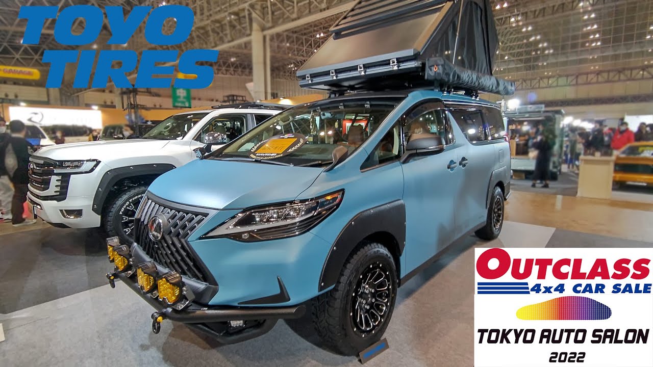 Outclass cars Alphard, Land Cruiser 300, Suzuki Jimny, Every Wagon  [ Tokyo Auto Salon 2022 ]