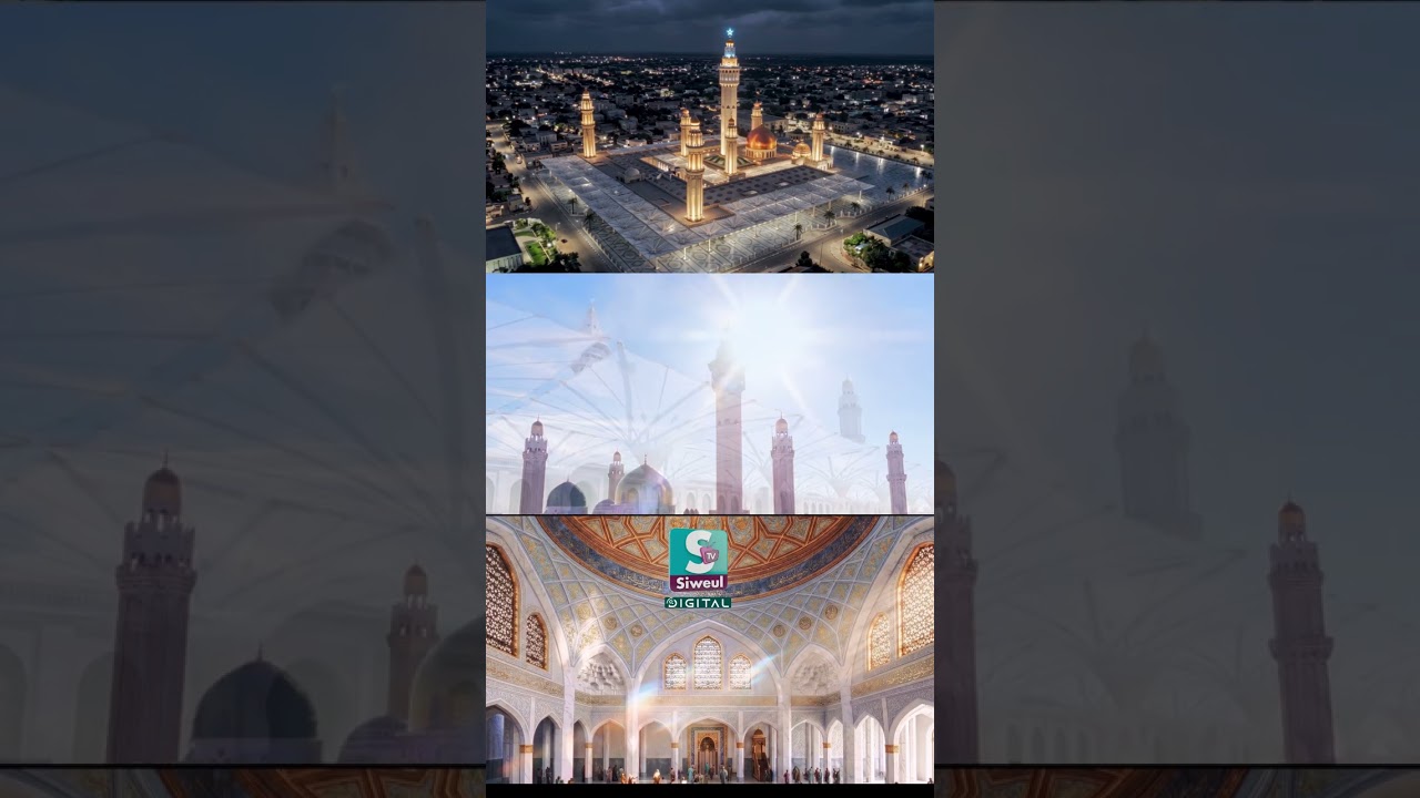 Nouveau maquette de la grande mosquée de touba 