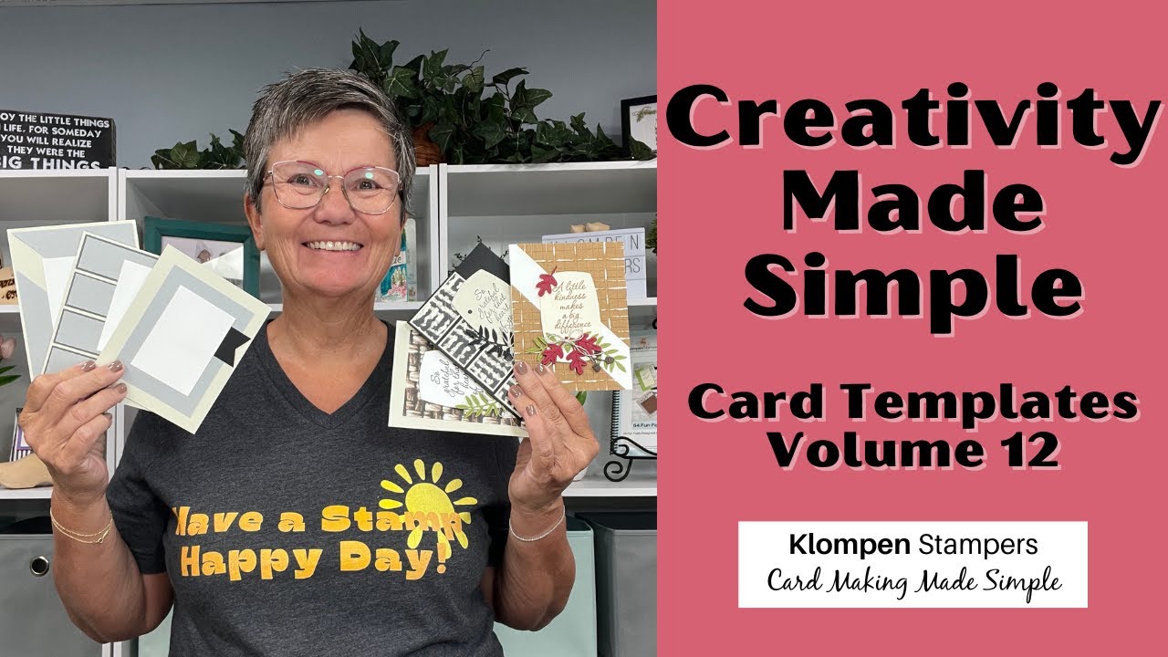 Creative Card Templates That Work with Any Stamps and Paper | Volume 12 Card Making Class
