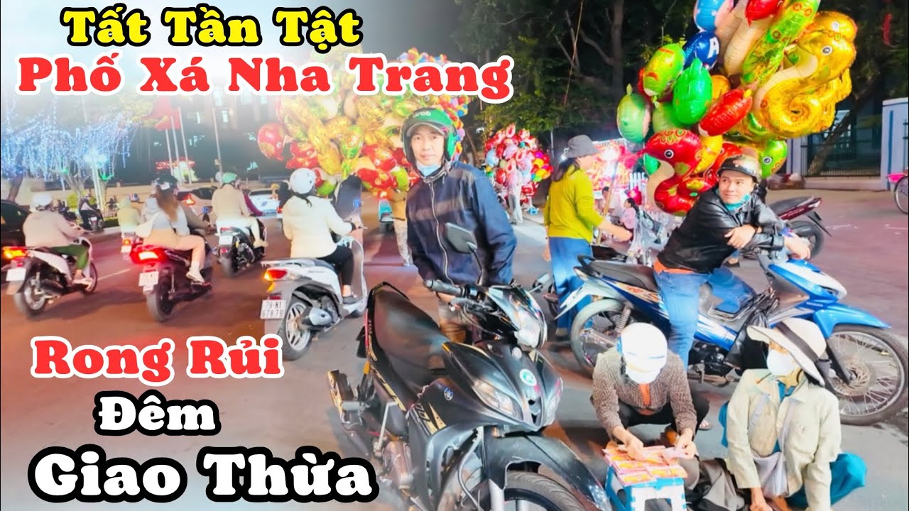 ĐÊM GIAO THỪA Rong Rủi Khắp Các Nẻo Đường Nha Trang. Người Vô Gia Cư Co Ro Đón Năm Mới Bên Vỉa Hè