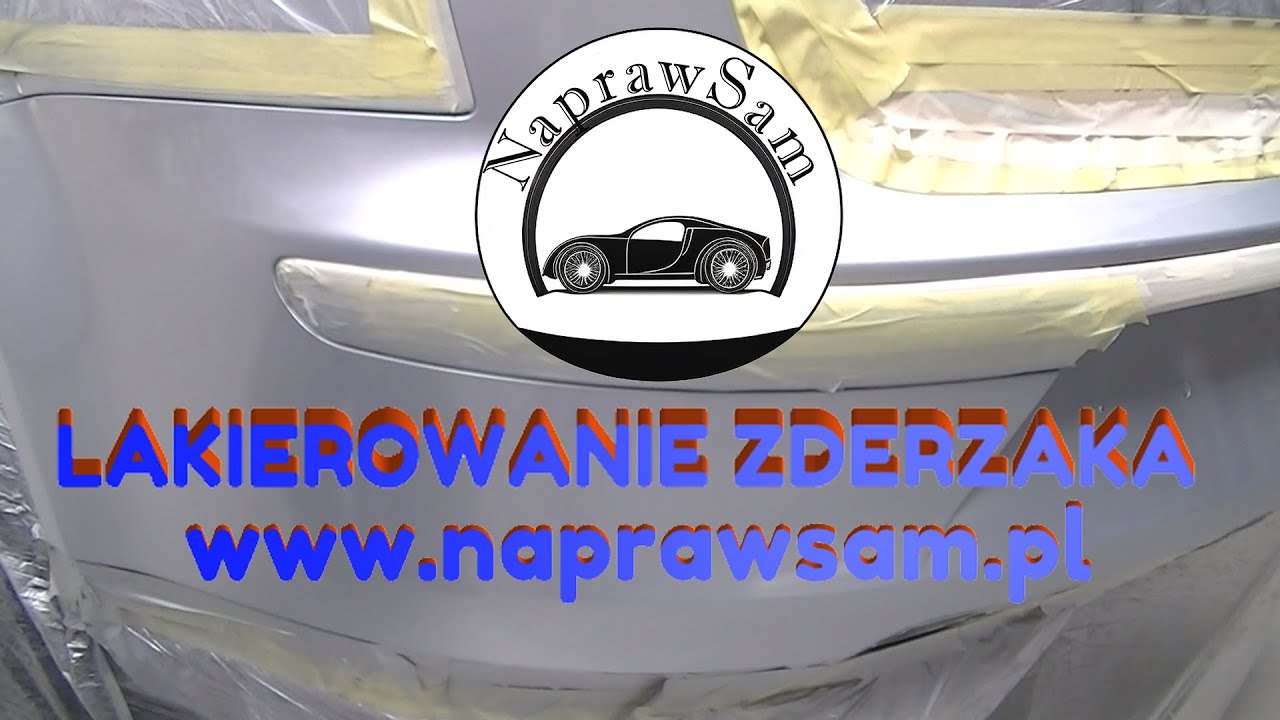 NaprawSam - Jak malować sprayem - naprawa zderzaka