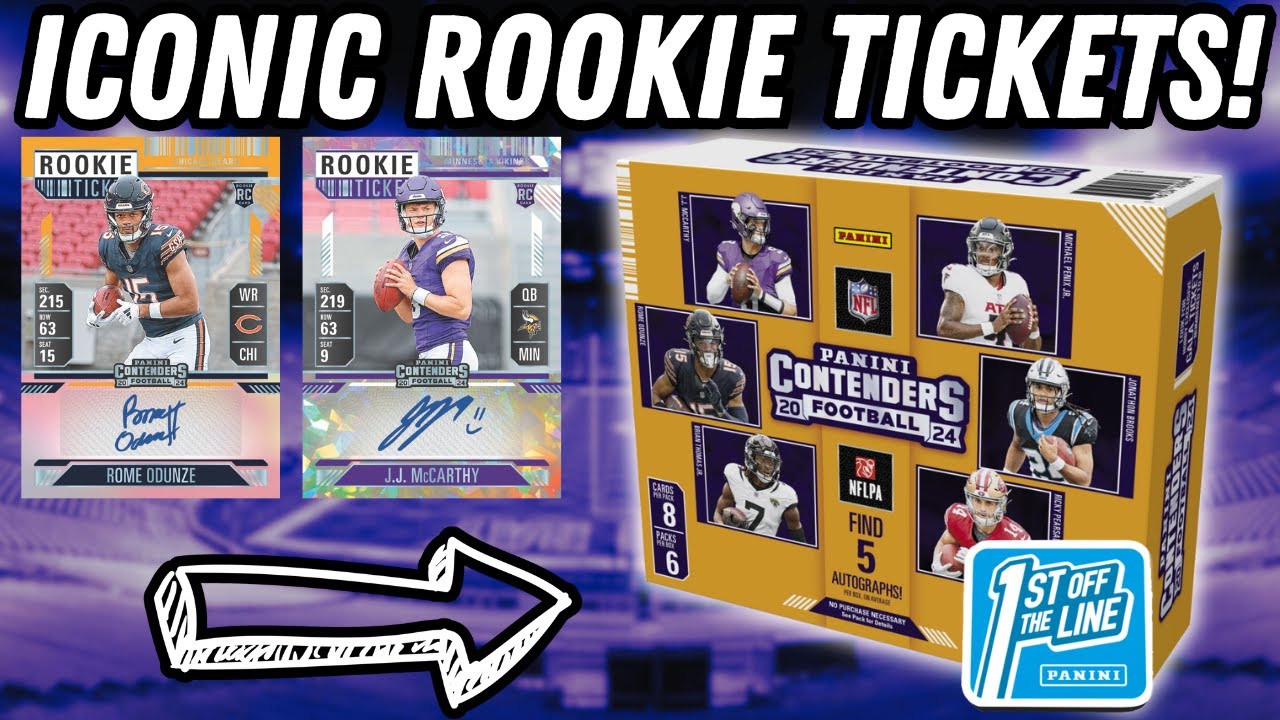 BIG IMPROVEMENTS! 2024 Panini Contenders Football FOTL Hobby Box!