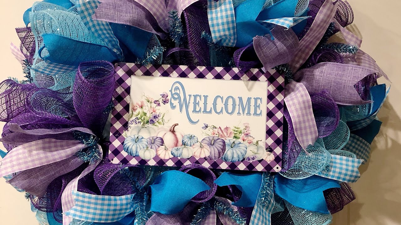 How to make a woodland ruffle wreath from August wreath kit