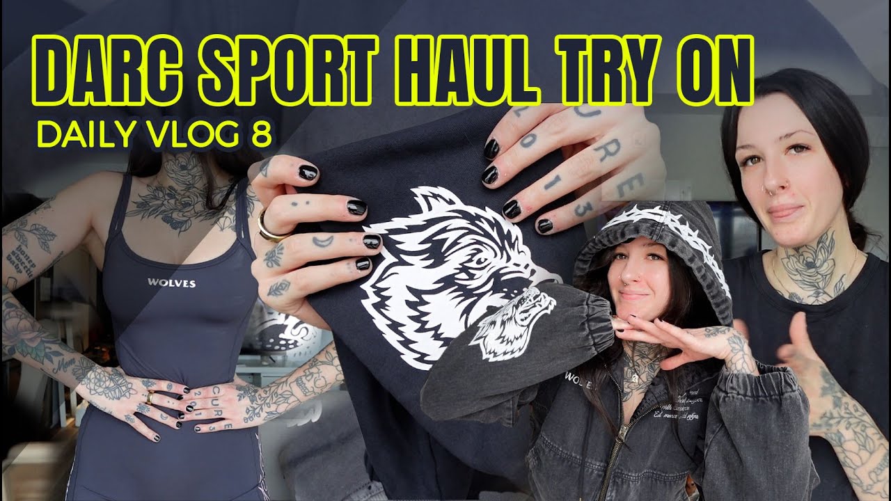 darc sport haul try on | DAILY VLOG 8