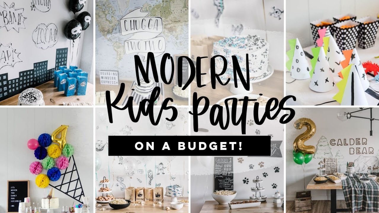 Affordable Kids Birthday Party Ideas | Modern Parties Made Easy!