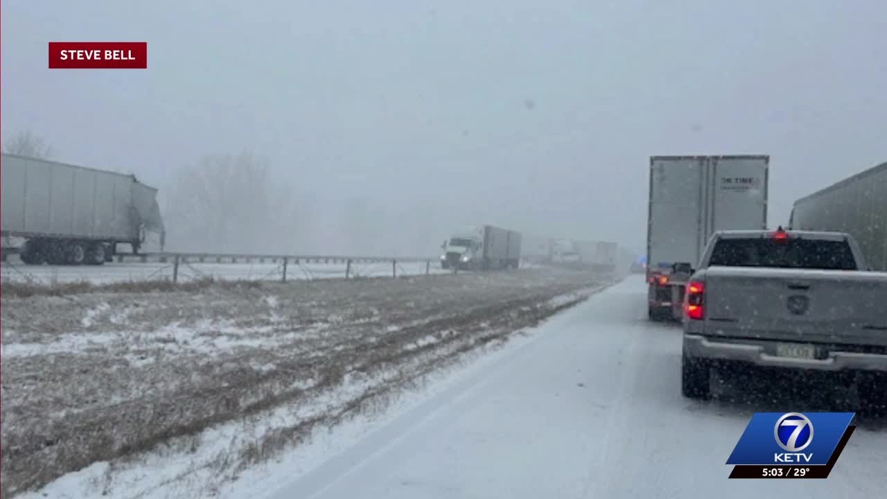 Interstate 80 closed after multi-vehicle crash in Council Bluffs