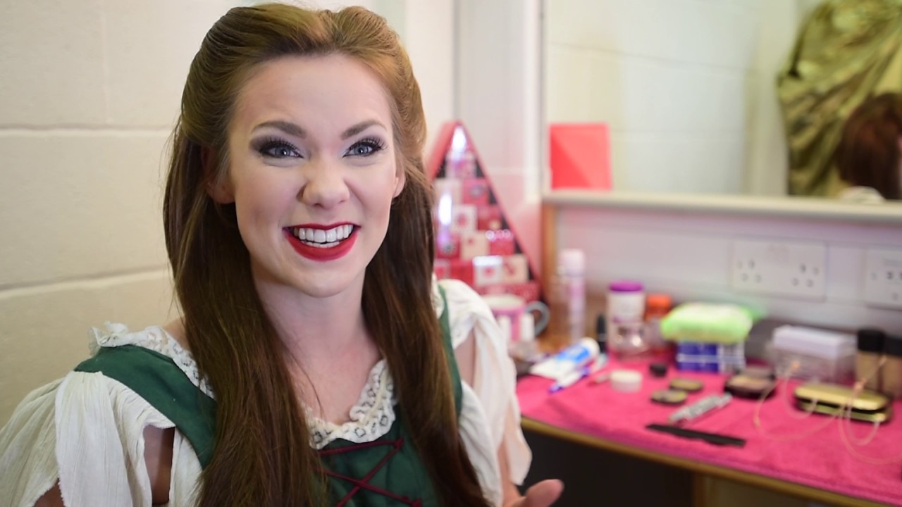 Backstage at Cinderella panto in Shrewsbury