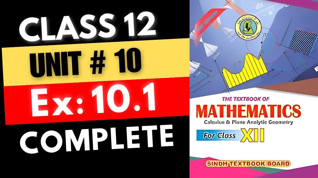 Ex: 10.1 (Q1 - Q5) Chap 10 XII-Math || DIFFERENTIAL EQUATIONS | Sindh Board New Course