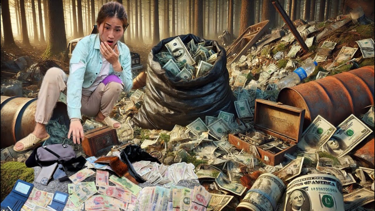 How the huge amount of money was found: scrap metal girl discovered a large amount of money