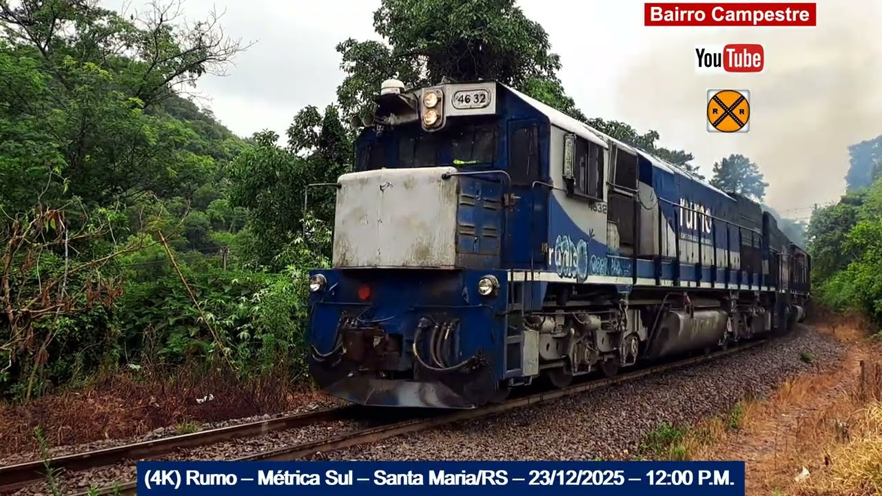 4K) RUMO – Santa Maria/RS –23/12/2025 – 12:00 P.M.