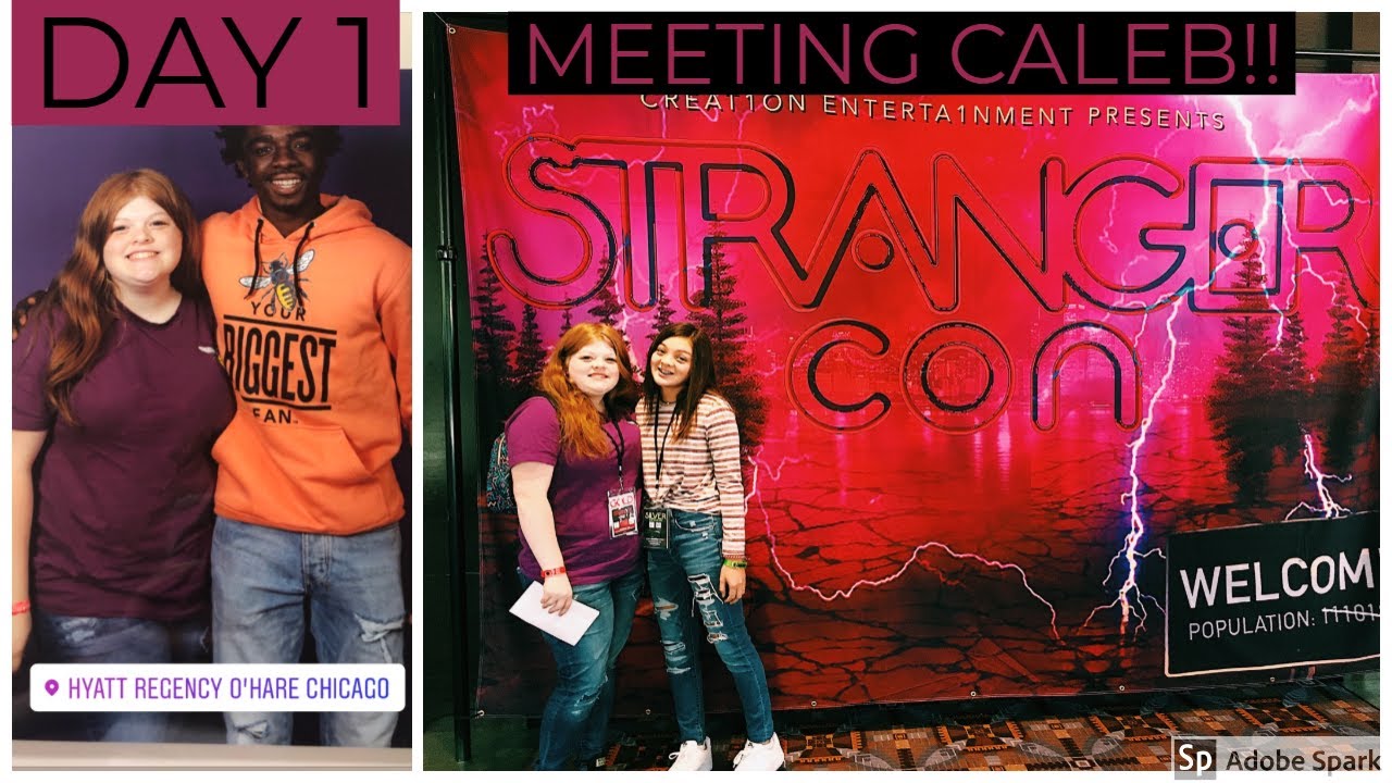 MEETING CALEB MCLAUGHLIN!| Stranger Con 2019