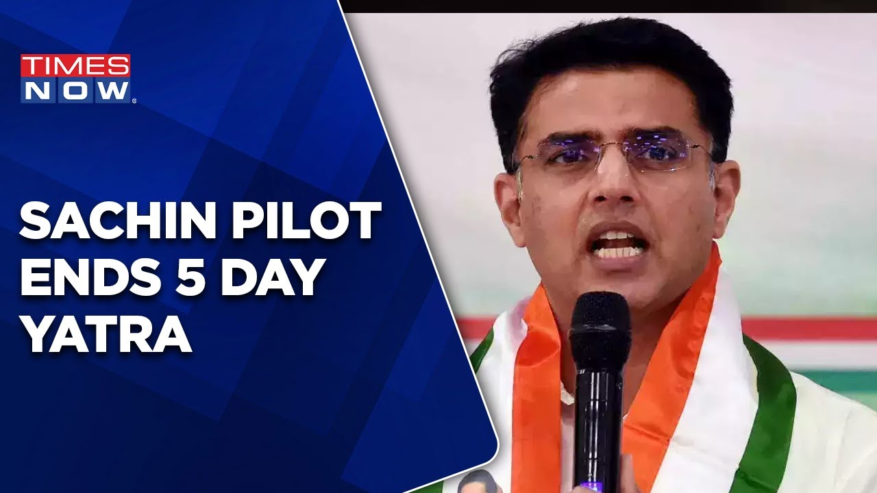 Sachin Pilot's 'Jan Sangharsh Yatra' Concludes, Cong Leader Issues15-day Ultimatum For Gehlot Govt