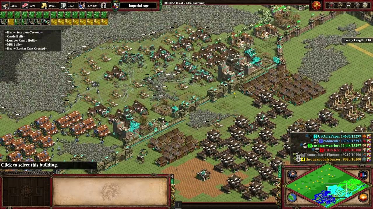 CHINESE ft. malbiere & robincule | big team push! - DM Michi - 10min Treaty