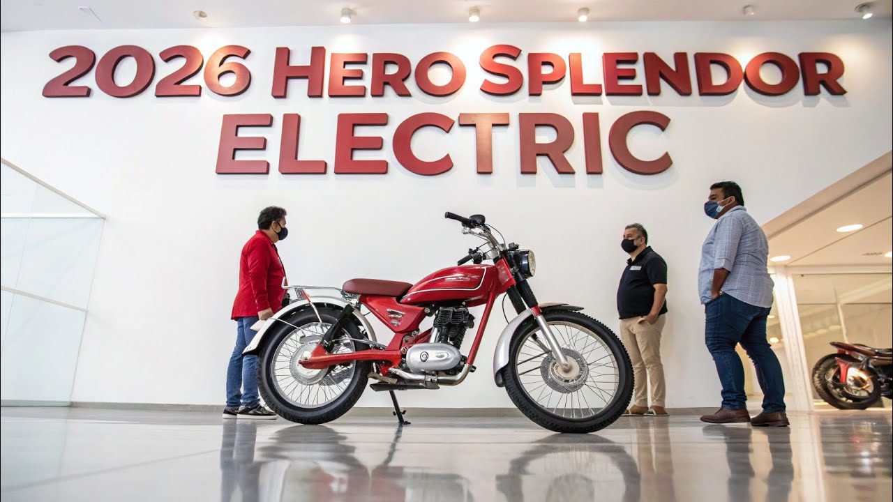 ALL NEW 2026 Hero Splendor Electric ⚡ The LEGEND Goes ELECTRIC! | Final Launch & Full Details! 🚨