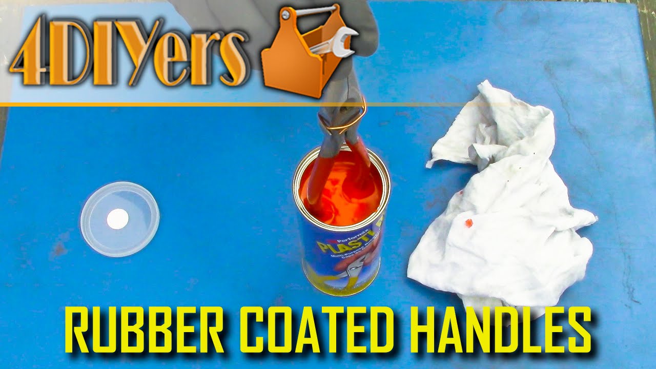How to Rubber Dip Handles on Tools