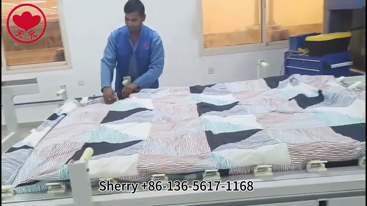 #quiltingmachine #quilting computerized quilting machine single head for making duvet/comforter