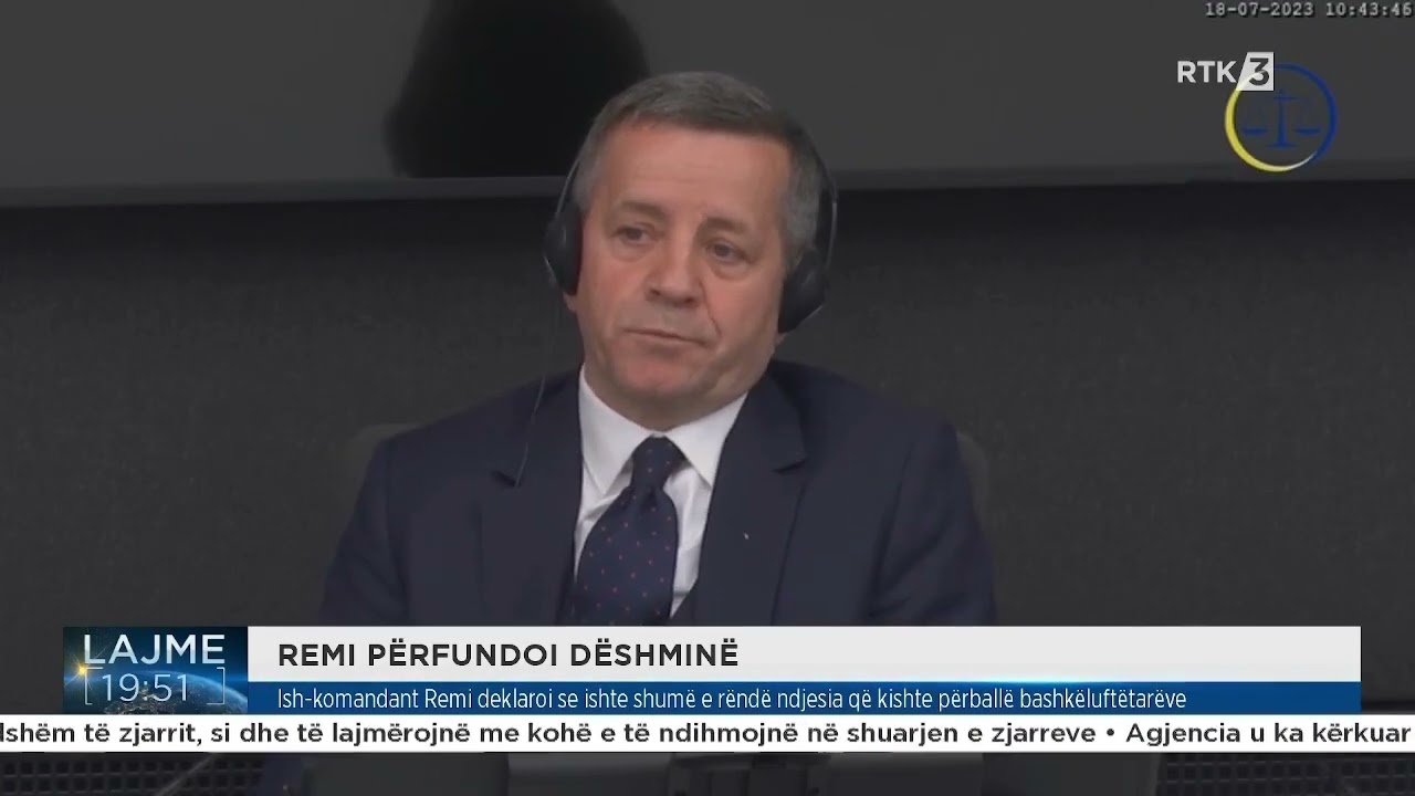 Ish-komandant Remi deklaroi se ishte shum&euml; e r&euml;nd&euml; ndjesia q&euml; kishte p&euml;rball&euml; bashk&euml;luft&euml;tar&euml;ve