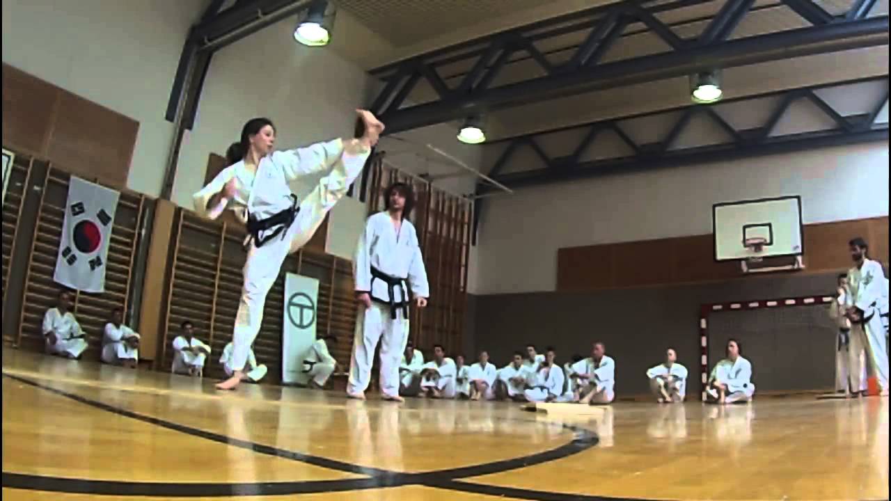 Taekwondo Lehrgang Lienz - Bruchtest Vorführung