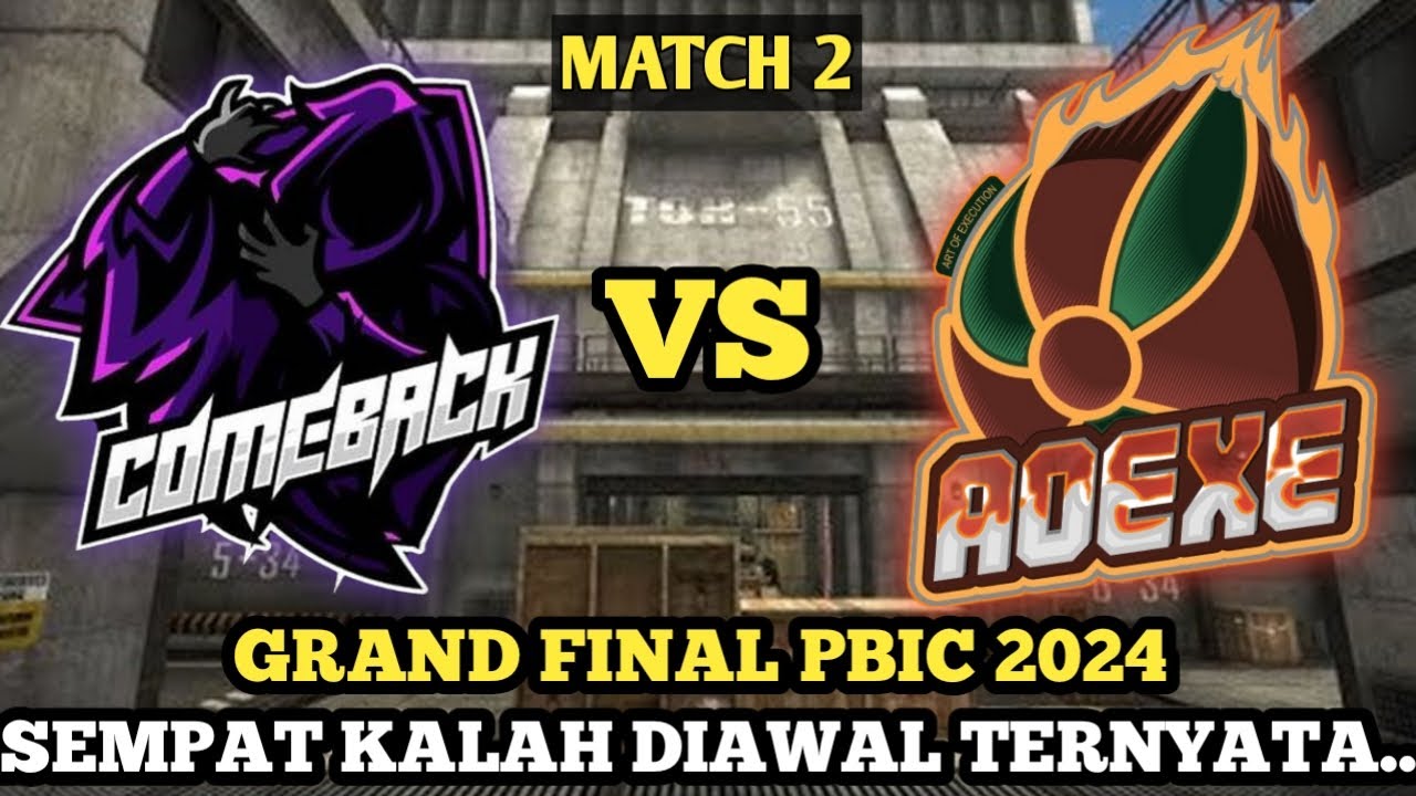 SKEMA UDAH TERBACA?! Team COMBACK NVL713 VS Team AOEXE || GRAND FINAL PBIC 2024