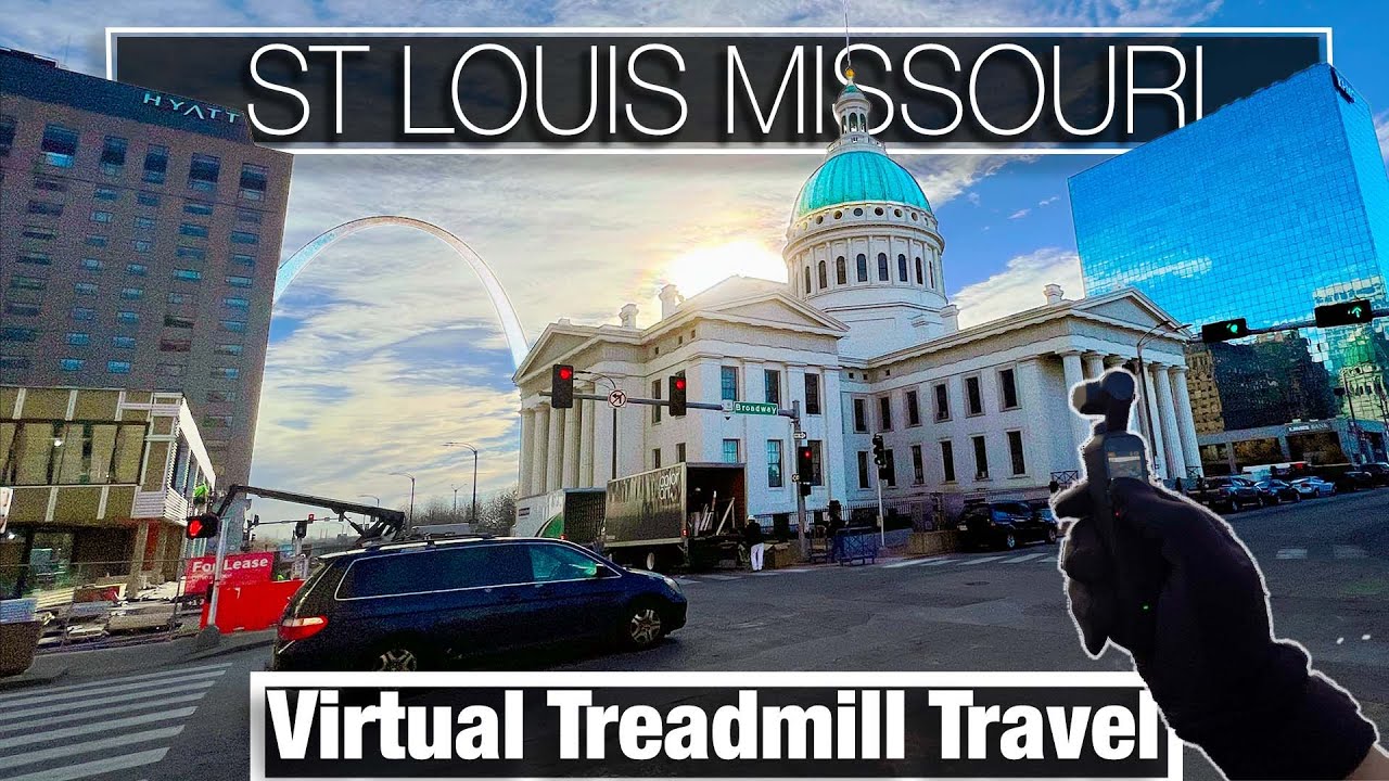 City Walks - St Louis Missouri Virtual Treadmill Travel Walk - Virtual Walks for Treadmill