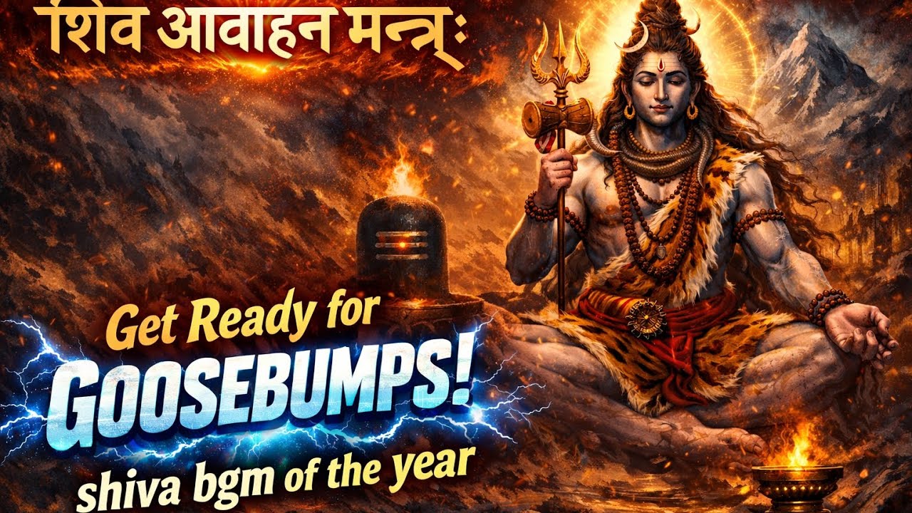 शिव आवाहन मन्त्रः 🚩🕉️ || Lord shiva BGM || Goosebumps 