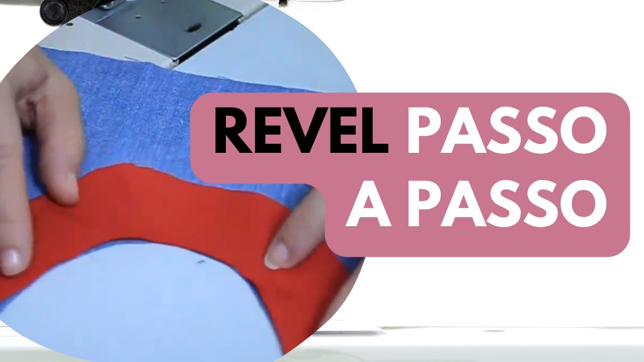 Como costurar acabamento revel rápido e fácil