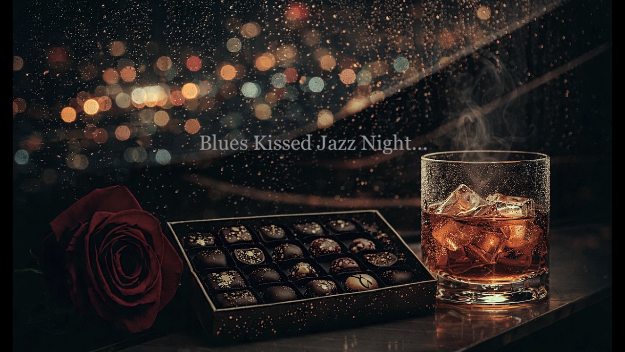 After Midnight in the Rain—Chill Romantic Jazz Blues | Smooth Sounds for Quiet Evenings